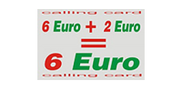 6 + 2= 6€ Calling Card