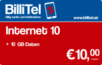 BilliTel Internet € 10 BilliTel Internet € 10